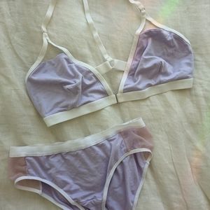 Mary Young Lilac Bra, size M